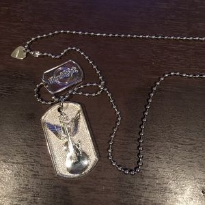 Hard Rock Cafe Guitar Necklace