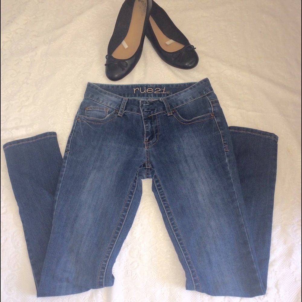 Rue 21 mid-rise skinny jeans