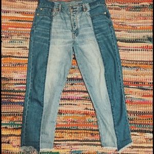 AE Vintage Hi-Rise Dual Tone Jean