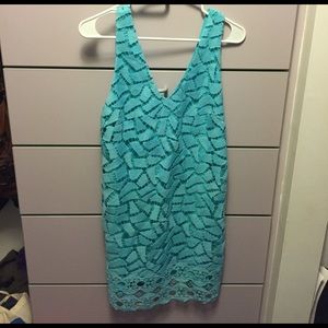 Turquoise dress