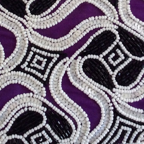 🌸K.C. MALHAN Beaded sequin clutch - Picture 5 of 6