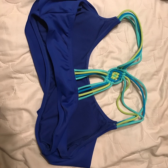 royal blue bikini top - Picture 2 of 2