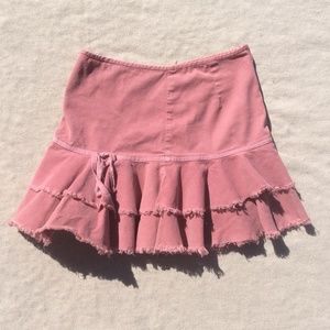 Forever 21 Miniskirt with Ruffles