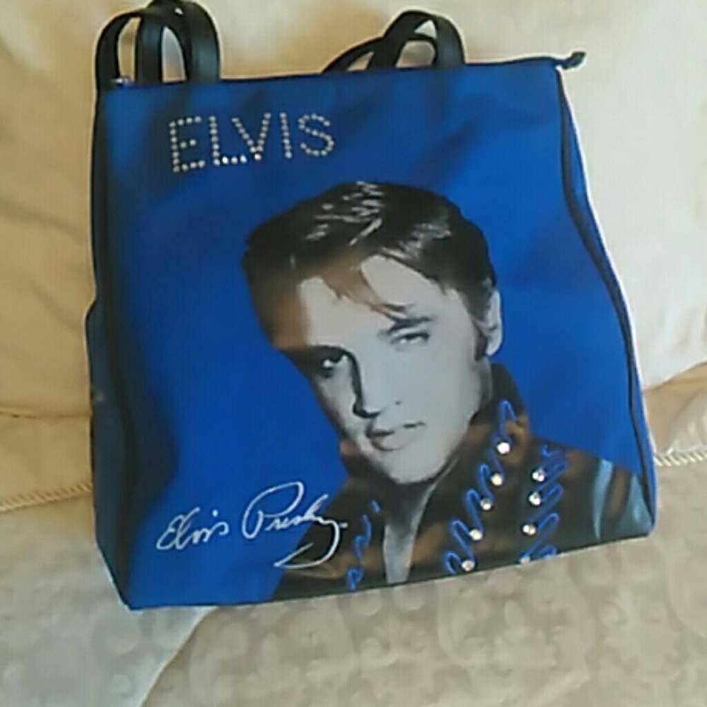 New Elvis Presley purse blue