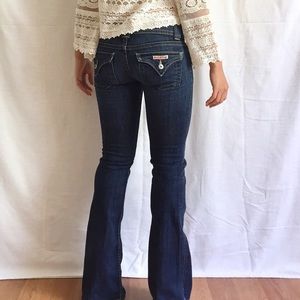 Hudson dark wash trouser bootcut jeans 25