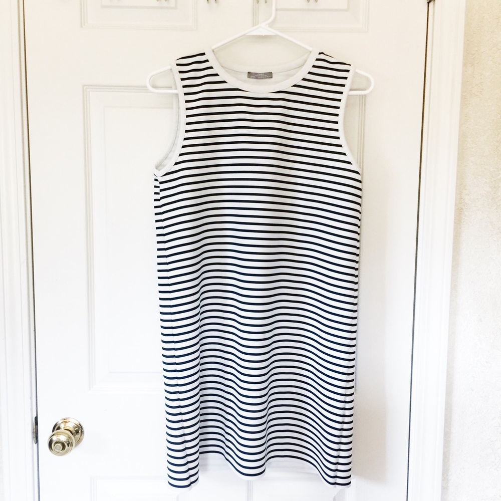 ZARA striped sleeveless dress