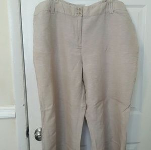 Lane Bryant Linen Wide Pant 22W
