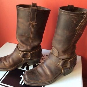 Frye Mid Calf Harness Boots 6.5