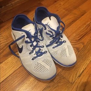 Nike Free 5.0 blue and white