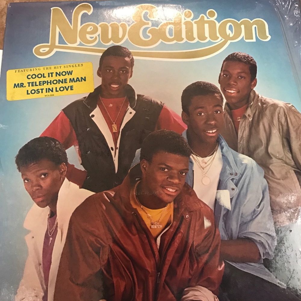 New Edition Vinyl Record .