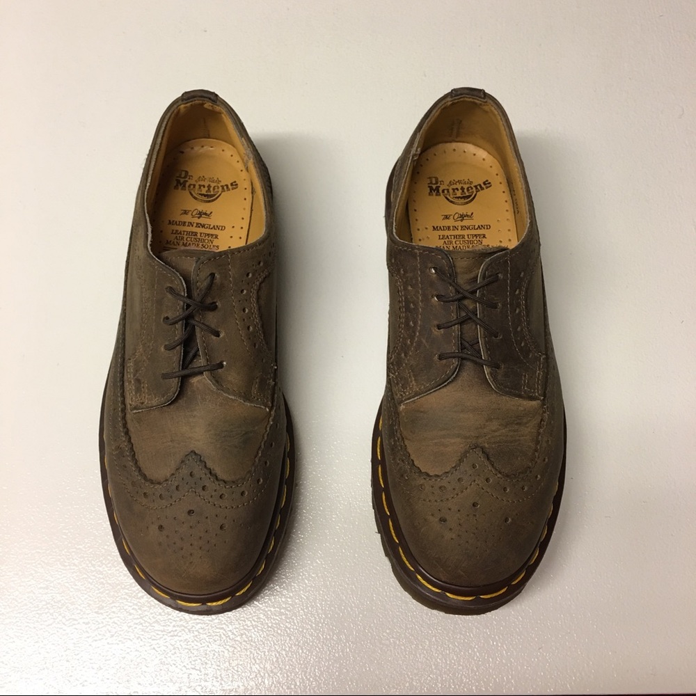 SOLD! Dr. Marten's•brown brogue oxfords, size 5.
