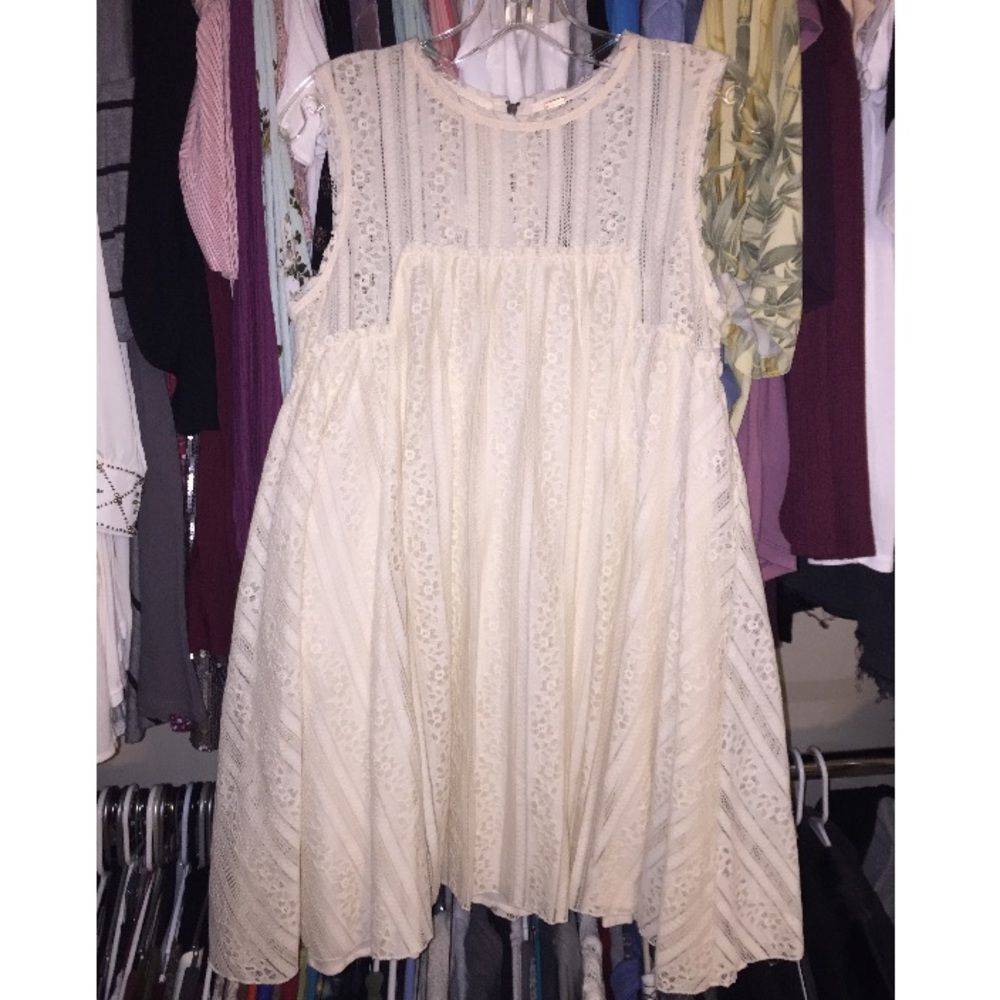Cream Free People Dress