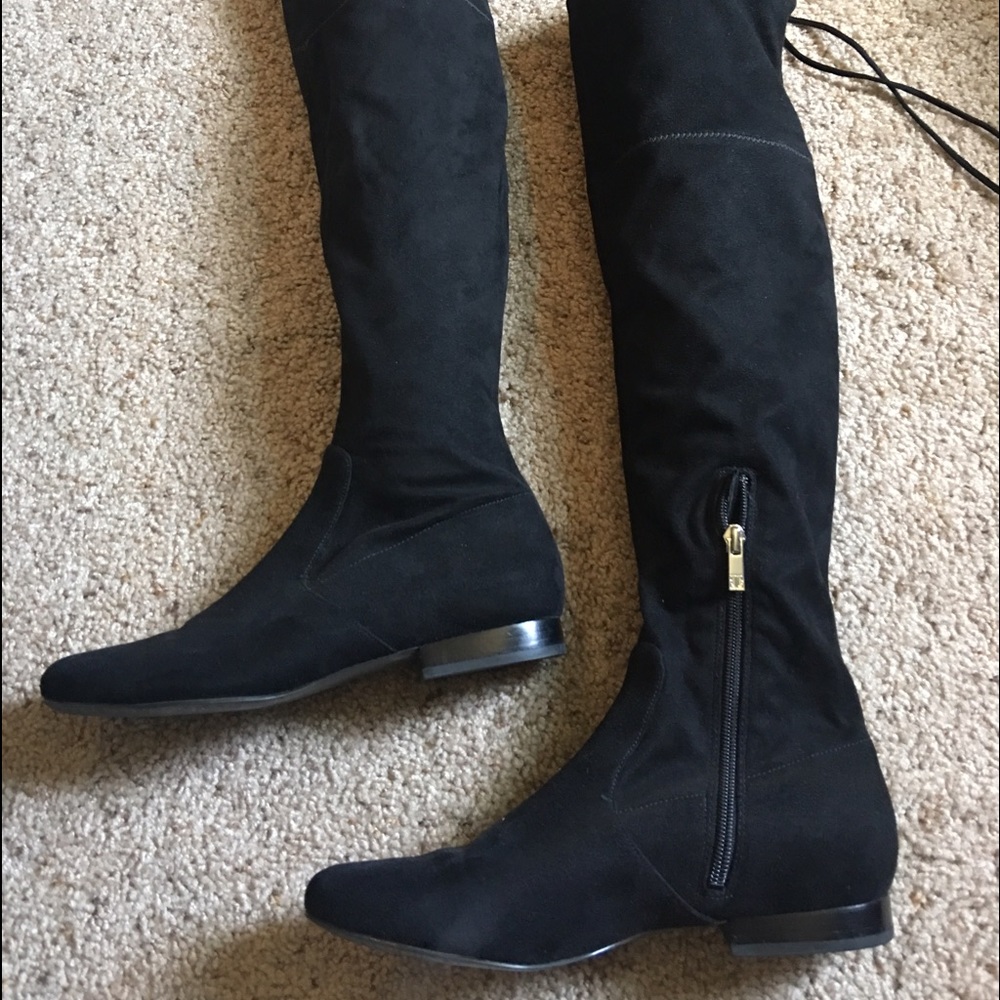 Ivanka trump over the knee Livi boots - black