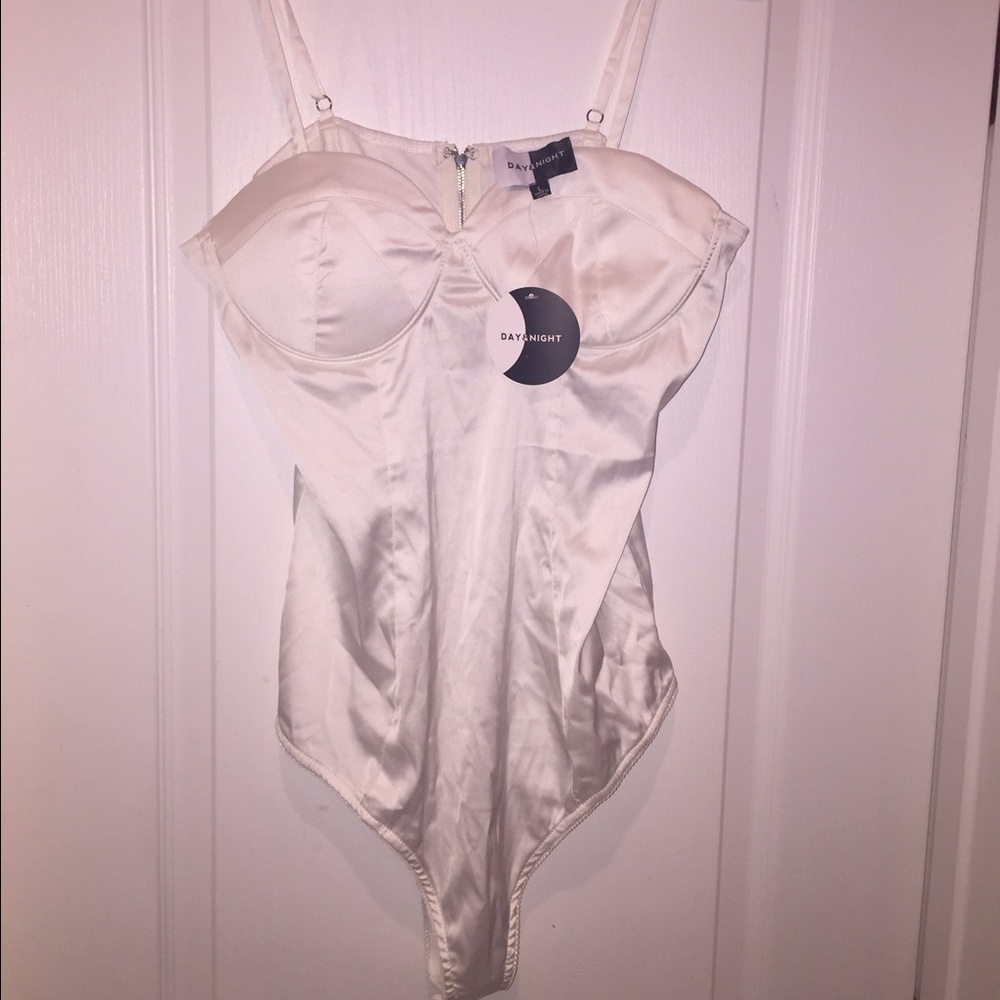 Fashion Nova Satin Bodysuit