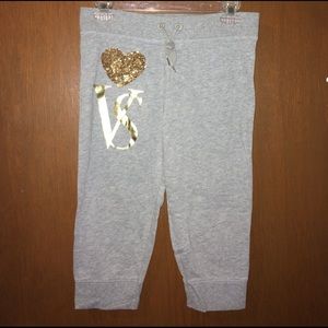 Victoria's Secret crop sweat pants