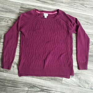 Burgundy sweater