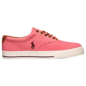 POLO RALPH LAUREN Red VAUGHN Casual Tie Sneaker