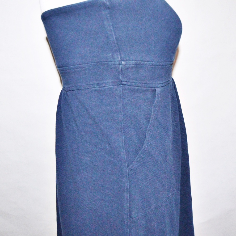 Navy J. Crew Strapless Dress - Picture 5 of 7