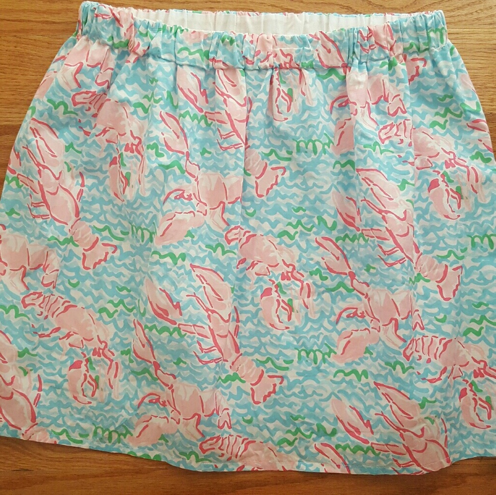Lobstah Roll Lilly Pulitzer Custom Skirt