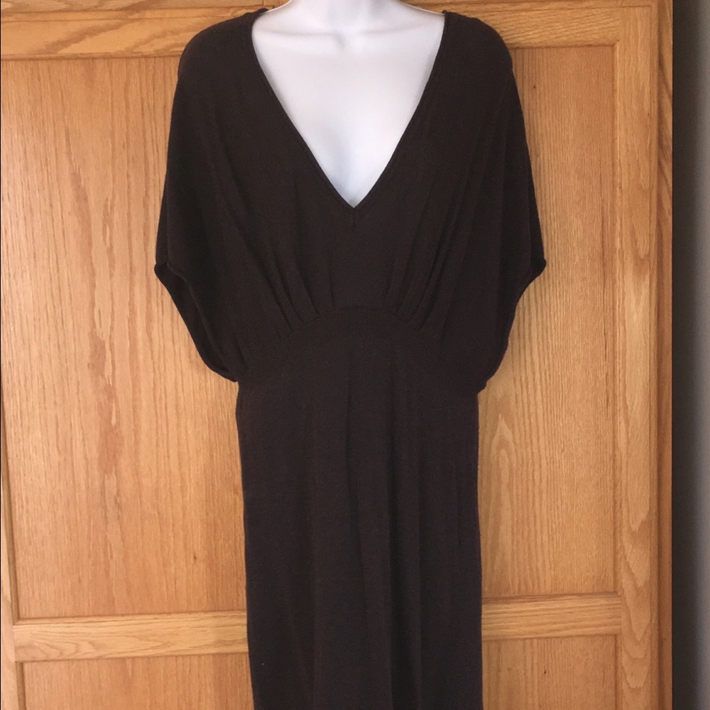 Dark Gray and maroon  Dress