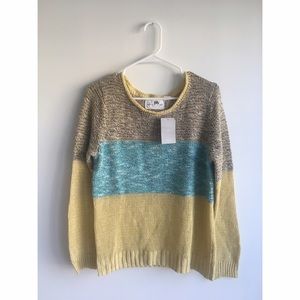 👒 NWT Anthropologie Color Block Sweater 👒