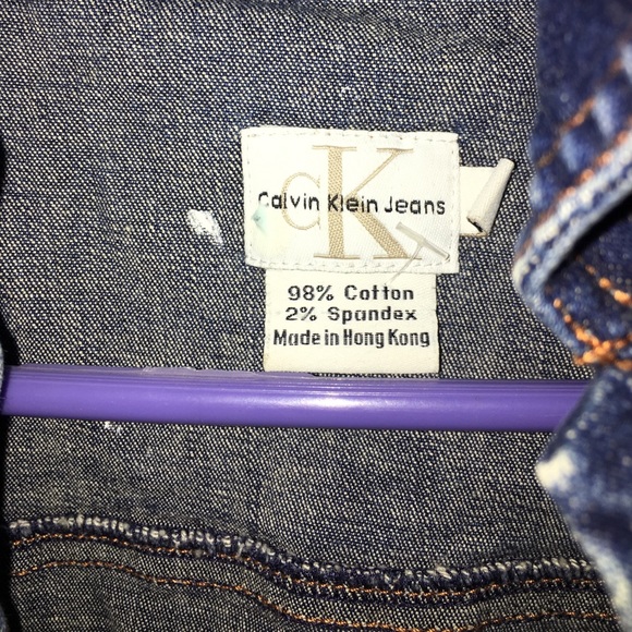 Calvin Klein Jean Jacket - Picture 2 of 2