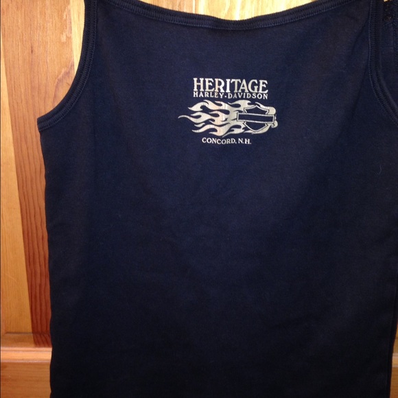 Harley Davidson black tank top - Picture 2 of 3
