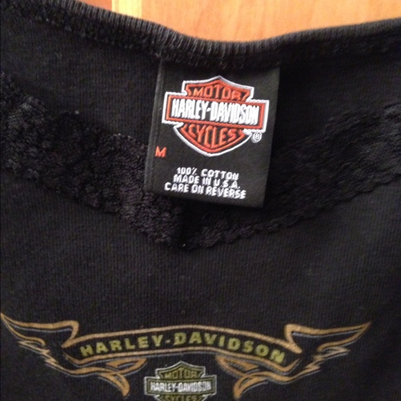 Harley Davidson black tank top - Picture 3 of 3