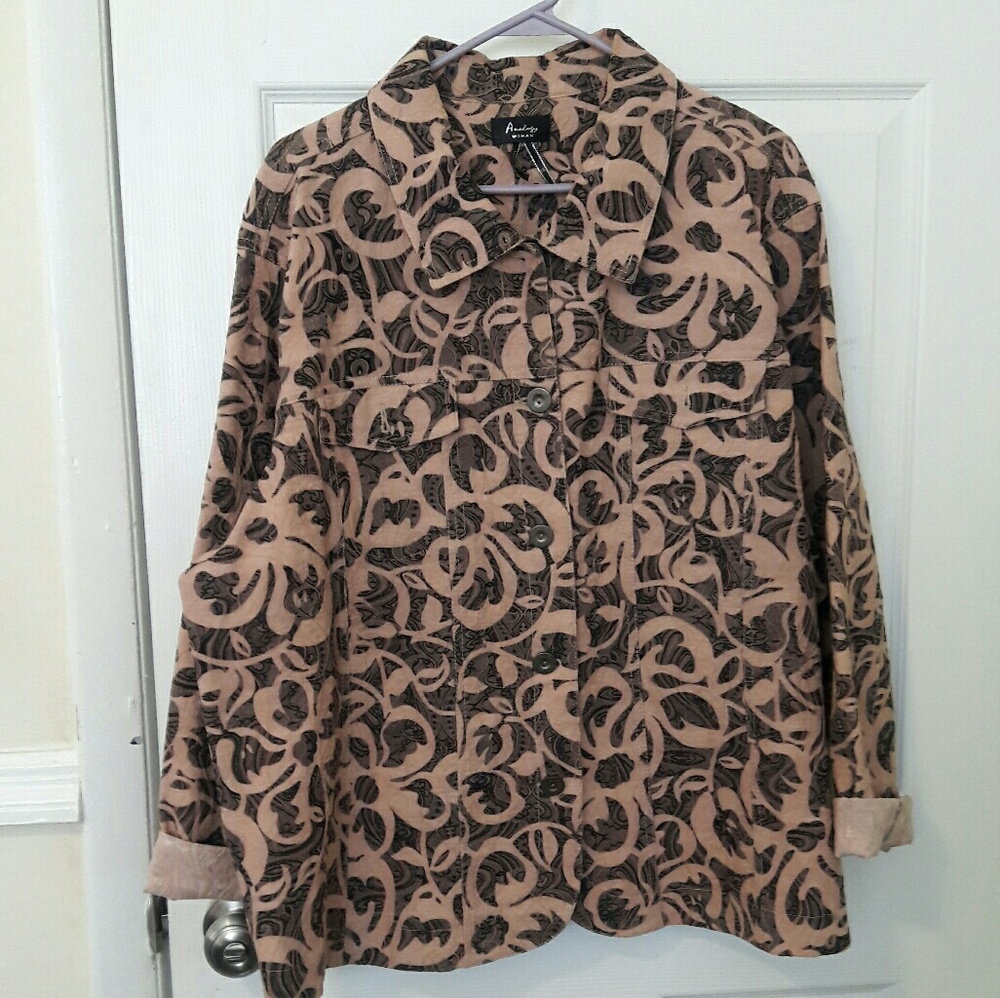 Sale! Awesome Print Stretch Jacket! 3X