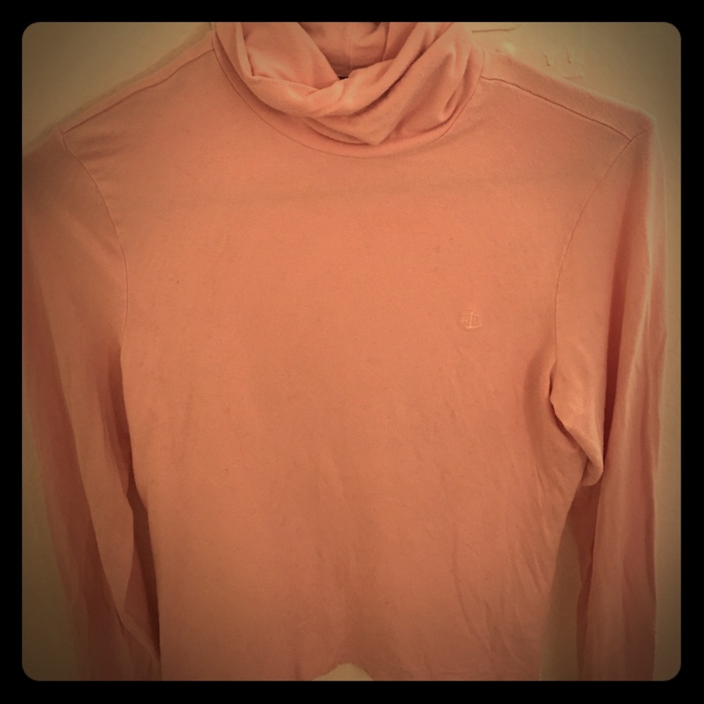 Ralph Lauren Pink Turtleneck Top