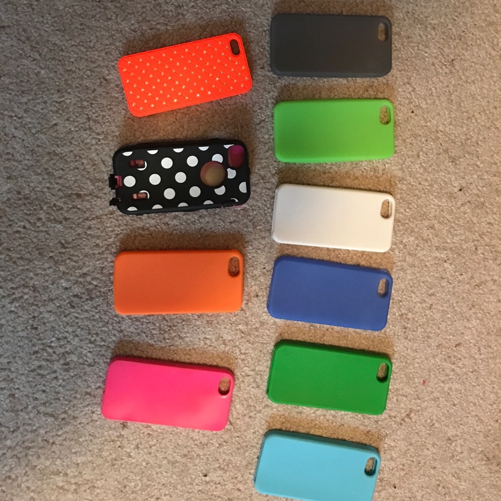 $10 for all IPhone 5 Soft rubber cell phone cases