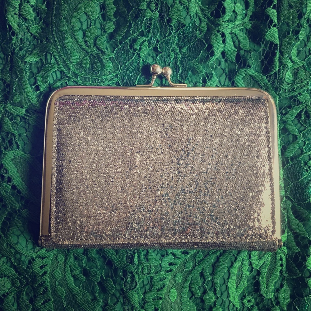 Clarks glitter phone wallet