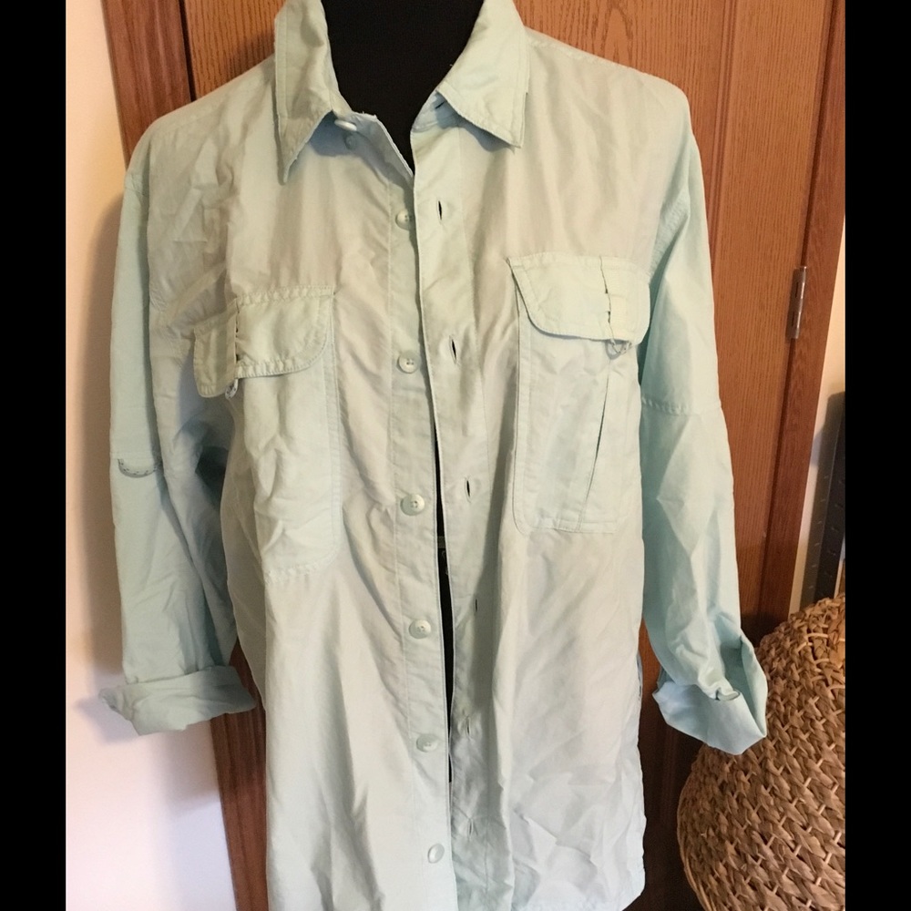 LL Bean Bug A Way Blouse Large
