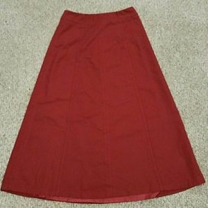 Wool Maxi Skirt