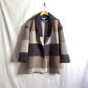 Lovers + Friends Plaid Wool blend light coat