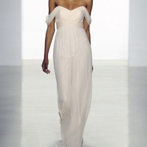 Amsale Silk Chiffon Bridesmaid Dress