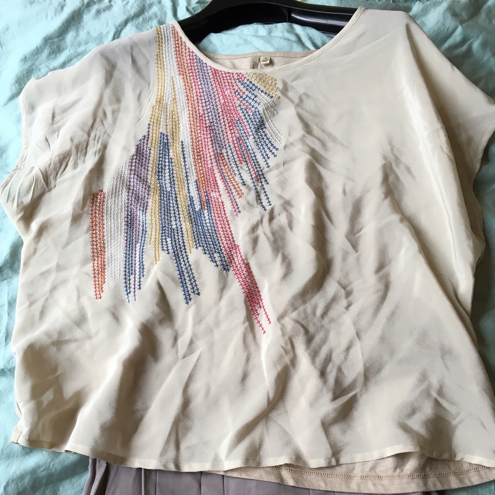 Petticoat Alley boxi sequined shirt