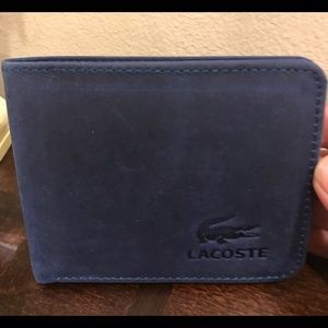 Lacoste leather wallet