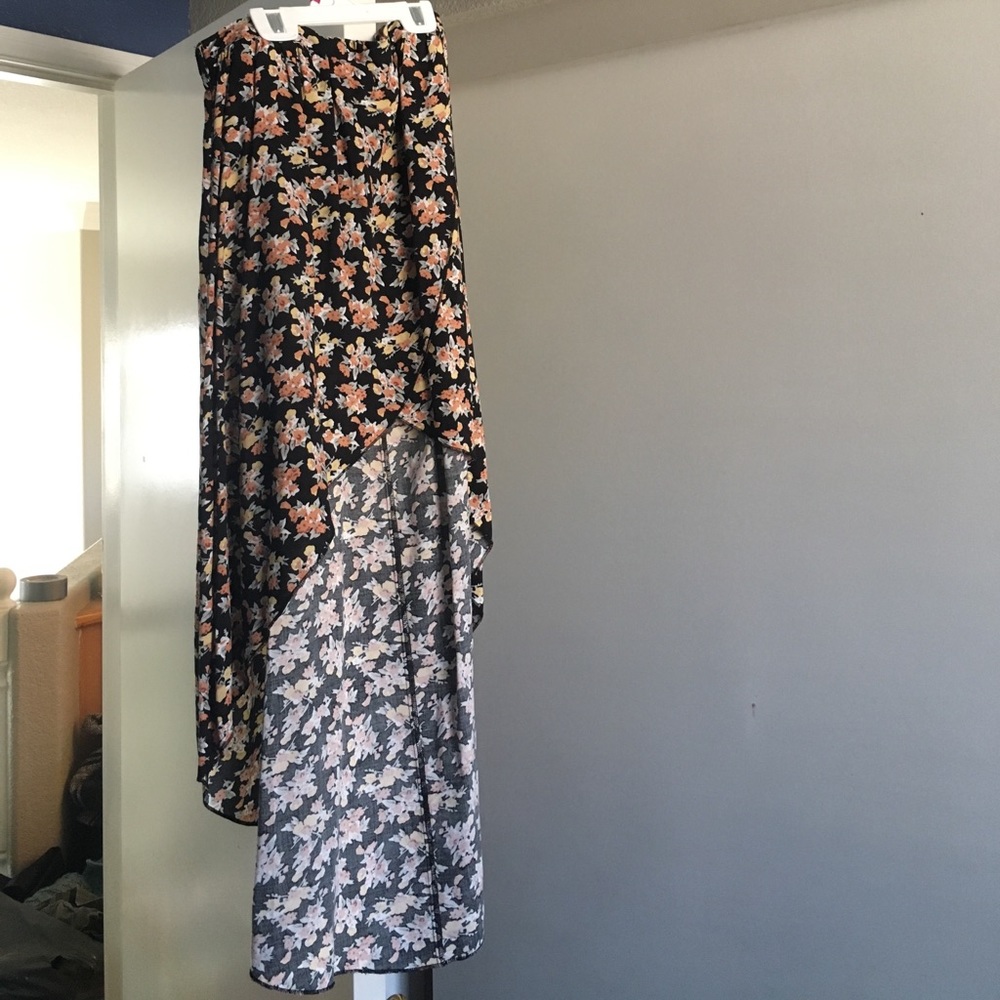 3 high-low skirts!