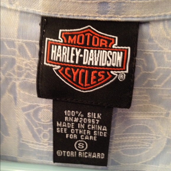 Harley Davidson short sleeve blouse - Picture 4 of 4