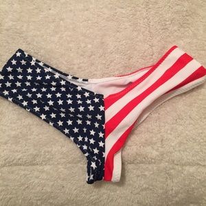 American flag cheeky bikini bottoms
