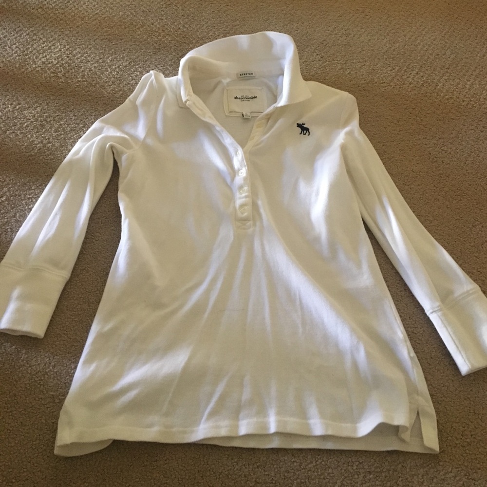 Abercrombie quarter sleeved polo