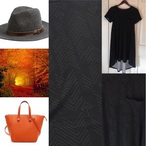 🦄🦄LuLaRoe Carly-SMALL-Black w/gray arrows NWOT🦄