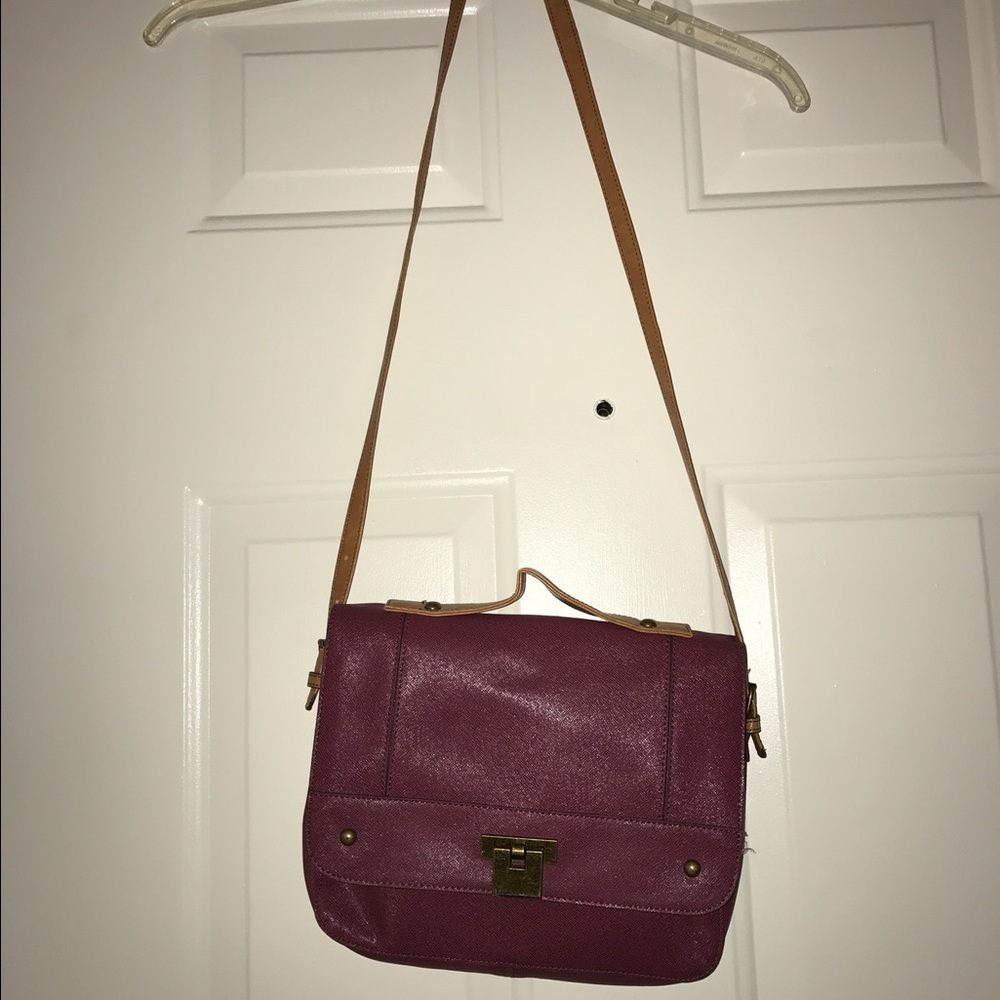 Maroon Crossbody Bag