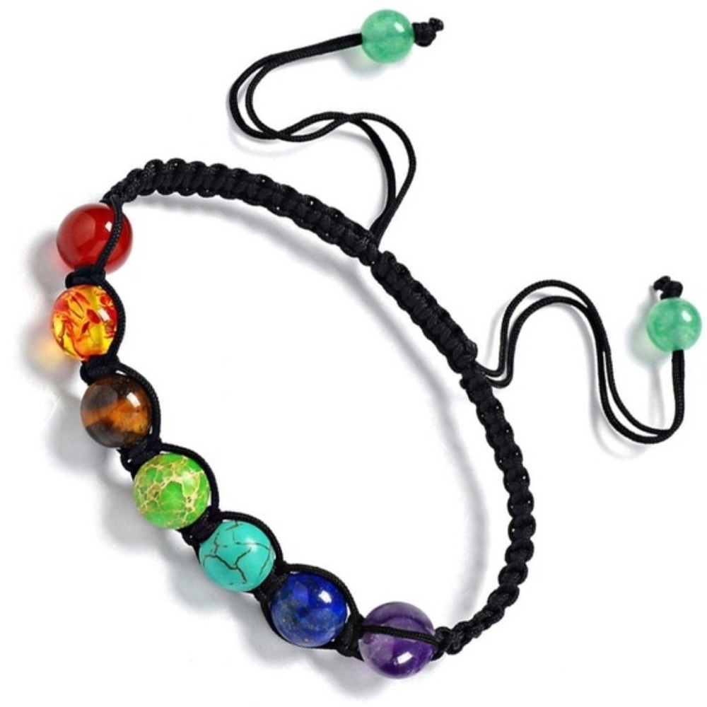 Restocked 7 Chakra Healing Balance Beads Bracelet - Picture 2 of 4