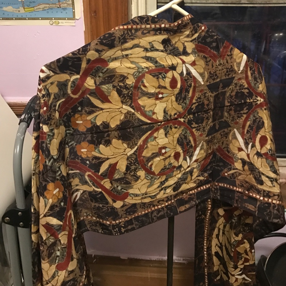 100% silk scarf from museum of art NYC