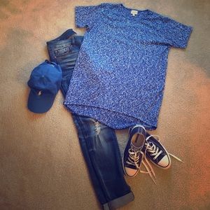 Lularoe Classic Tee Gracie Blue