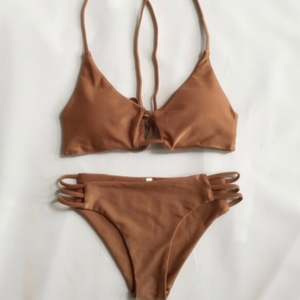 Brown bikini