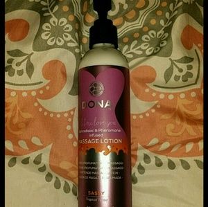 Dona pheremone infused massage lotion