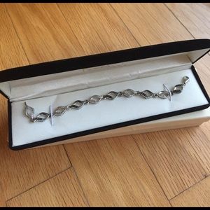 Kay Jewelers - Black/white diamond tennis bracelet